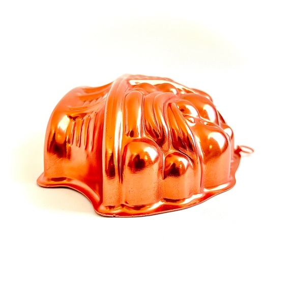 Vintage Mirro Copper-Tone Fruit Basket Jelly Mold / Kitchen Wall Farmhouse Décor - Picture 5 of 9